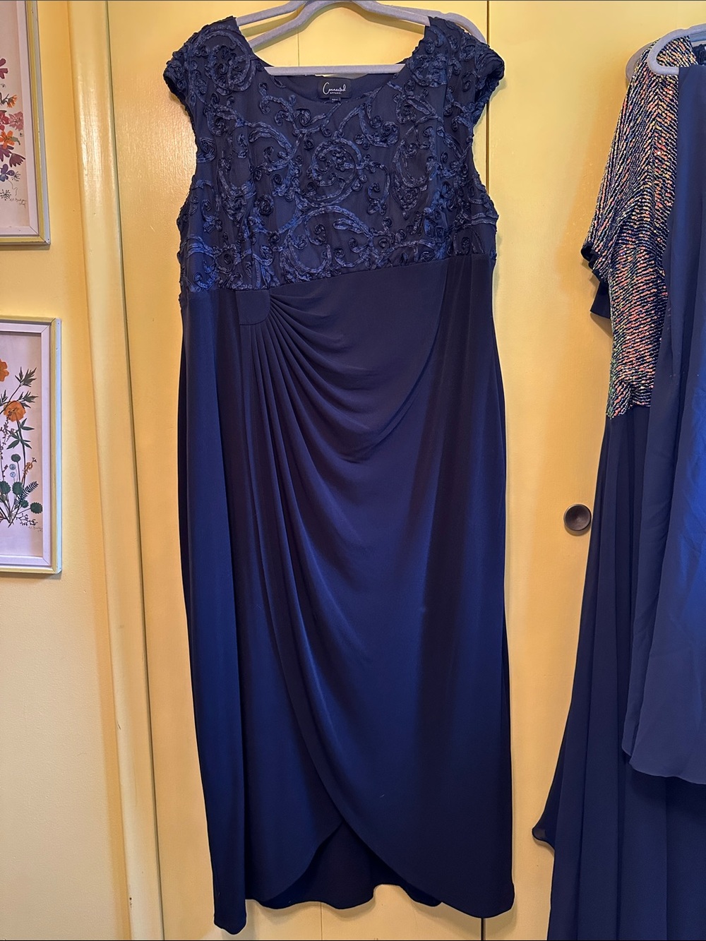 Connected Apparel Navy Dress size 24w